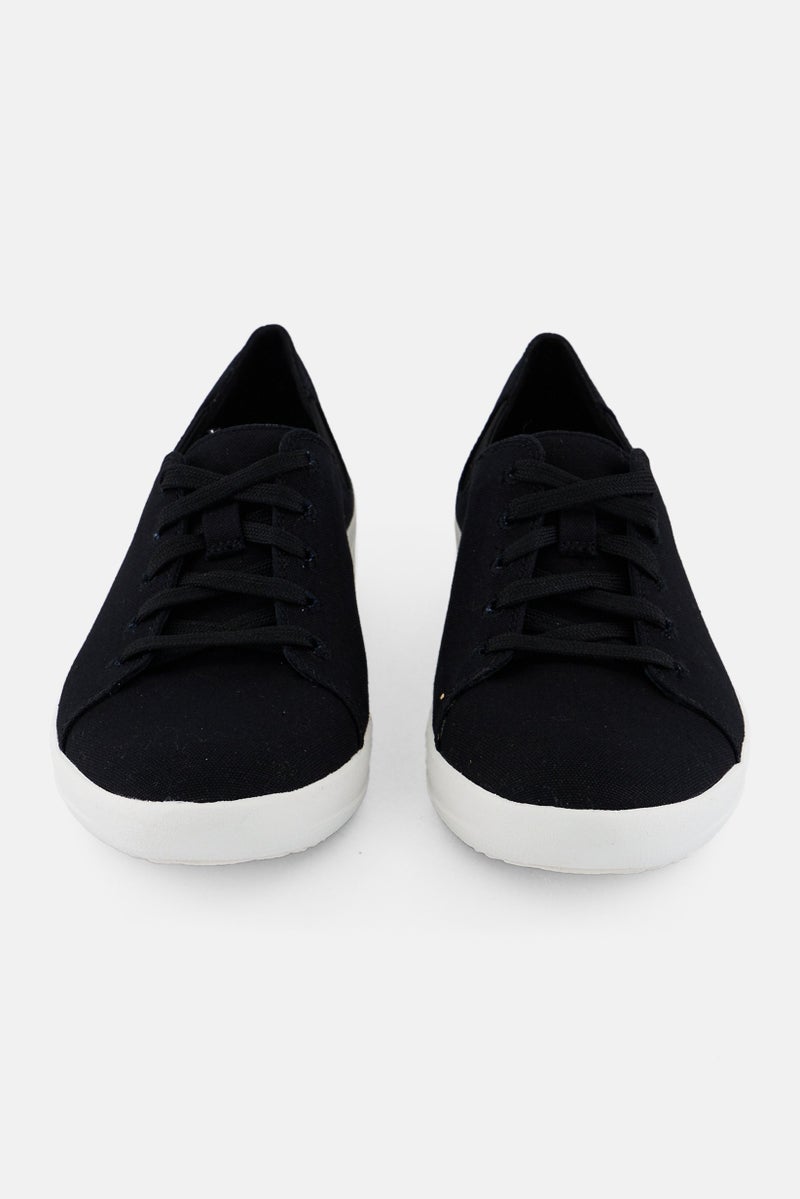 FitFlop Women Sporty Lace Up Sneaker Shoes, Black  - Image 4