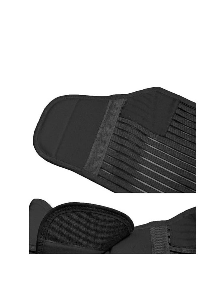 Maternity Abdominal Support Belt Belly Back Bump Brace Strap Black - Image 5