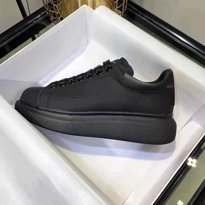 Mcqueen White Shoes Women'S Shoes Men'S Shoes Inner Height Platform Shoes Casual All-Match Sneaker - Image 3