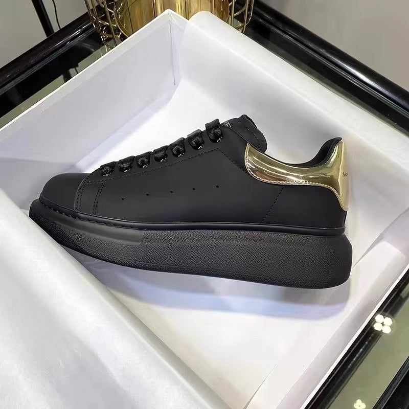 Mcqueen White Shoes Women'S Shoes Men'S Shoes Inner Height Platform Shoes Casual All-Match Sneaker - Image 1