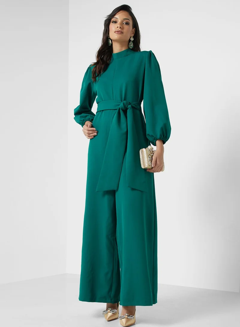 Khizana Puff Sleeve Jumpsuit
