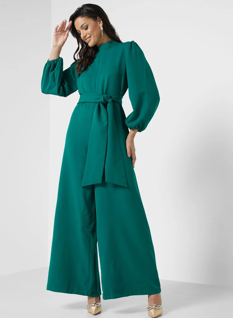 Khizana Puff Sleeve Jumpsuit