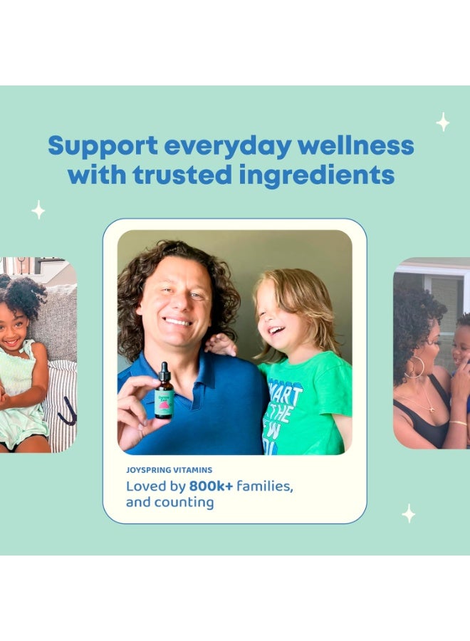 JoySpring Detox Zee Drops for Kids – Natural Berry Flavor with Vitamin D3 – Supports Wellness & Everyday Vitality – 30-Day Supply - Image 4