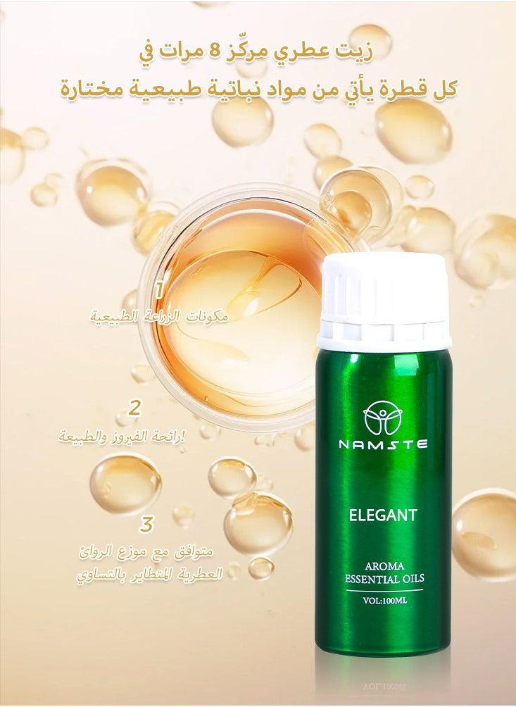 NAMSTE Aromatic Essential Oils Perfume Oil Scented Oils Home Fragrance 100ML-Elegant  - Image 3