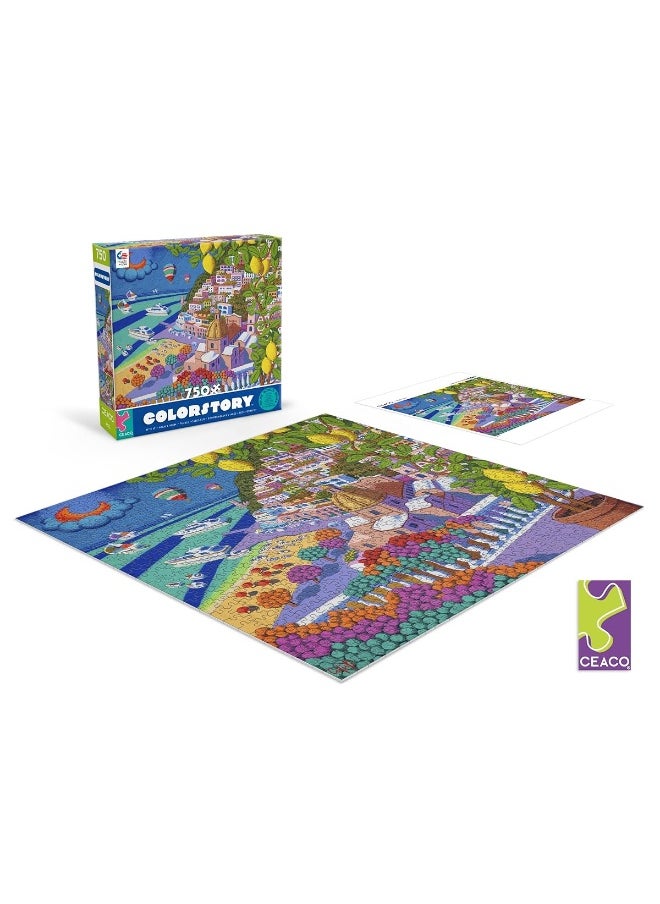 Ceaco Ceaco - Colorstory - Positano - 750 Piece Jigsaw Puzzle  - Image 4