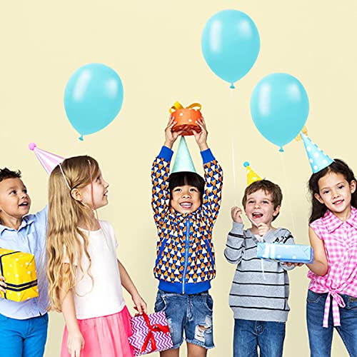 AMFIN® (Pack of 25) 10 inch Metallic Balloons Blue for Birthday Decoration, Decoration for Weddings, Engagement, Anniversary - Aqua Blue - Image 4