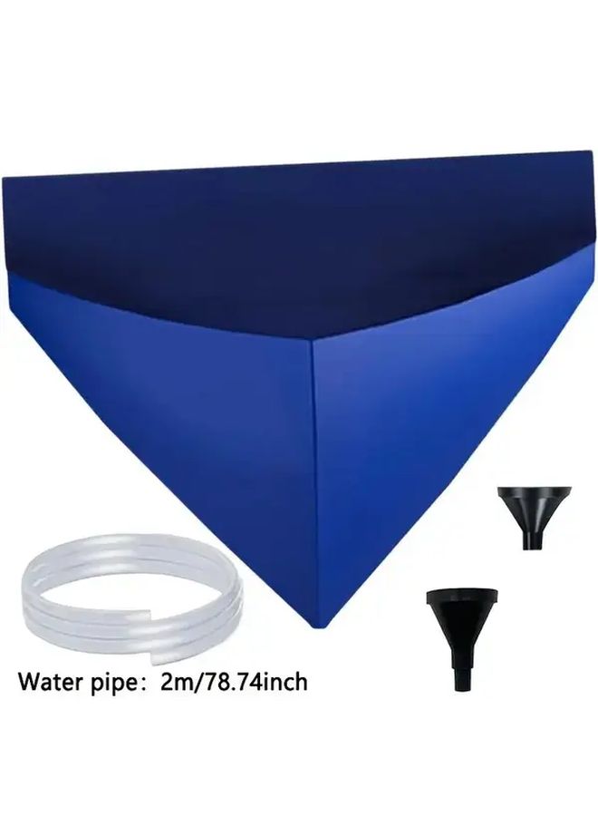 Blue Anti Mold Air Conditioner Cover No Electricity Needed Detachable Cloth Protector Moistureproof Design Compatible With Most AC Units Prevents Mold Enhances Indoor Decor Easy Installation Home Office Apartment Modern Aircon Cover Durable Fabric Home Maintenance Sleek Design - Image 2