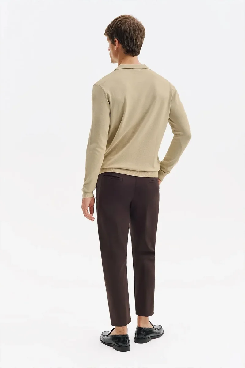 Giesto Coffee Brown GIESTO Men's Suit Pants for Men | Best Price UAE