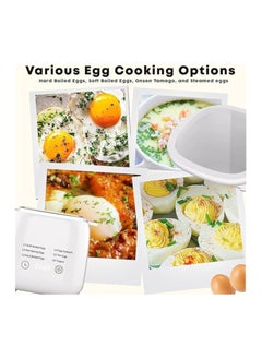Generic 300W Automatic Rapid Smart Egg Cooker / Boiler Machine for Steamed Hard & Soft Boiled Eggs Home & Kitchen Use  - Image 2