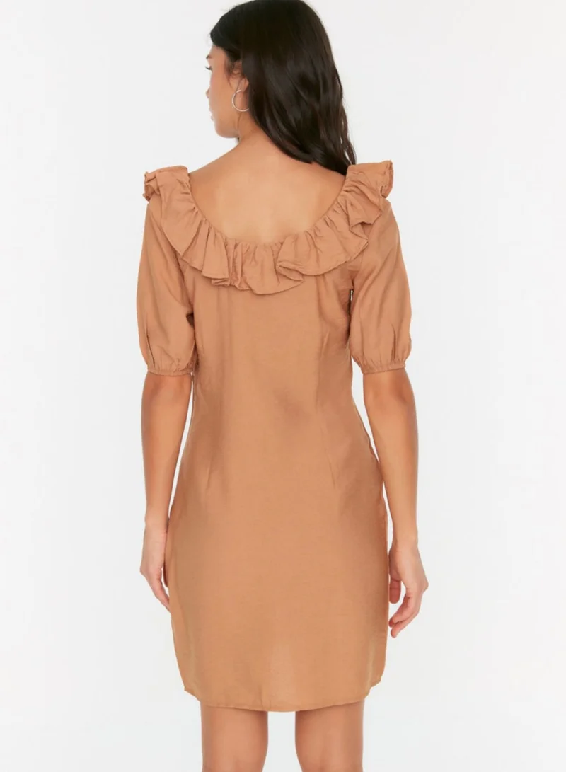 trendyol Ruffled Mini Dress