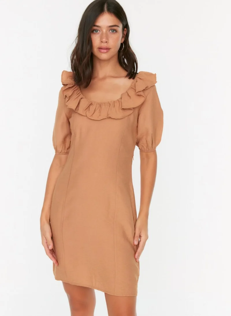 trendyol Ruffled Mini Dress
