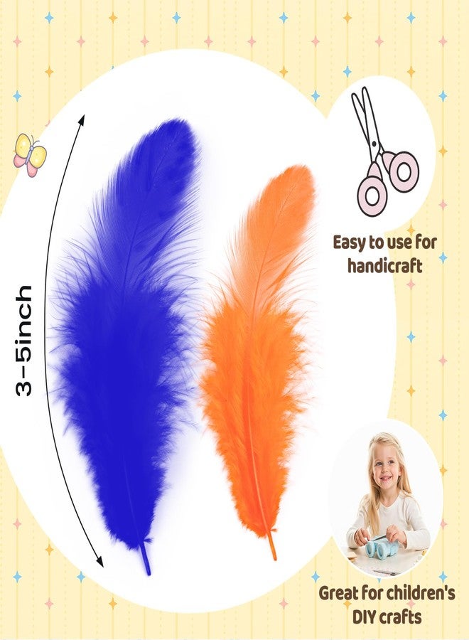 Rasoisof 1600Pcs Colorful Craft Rooster Feathers 3-5-inch Bulk Feathers for Crafting Kindergarten DIY Crafts, Wedding, Family Party Decorations, Dream Catcher Supplies, Natural Feathers (Multicolor) - Image 2