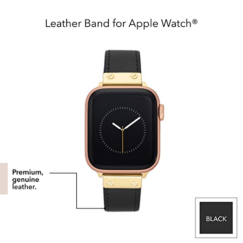 Anne Klein Leather Fashion Band for Apple Watch Secure, Adjustable, Apple Watch Band Replacement, Fits Most Wrists - Image 4