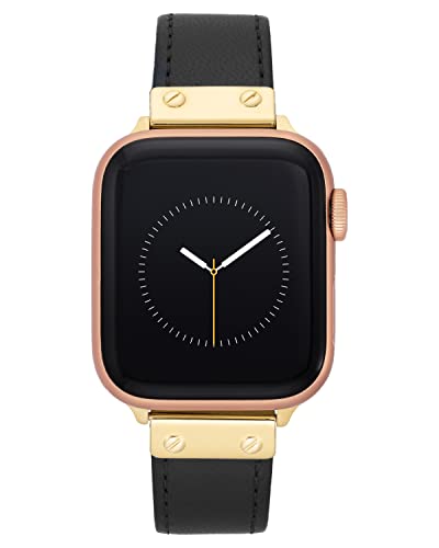 Anne Klein Leather Fashion Band for Apple Watch Secure, Adjustable, Apple Watch Band Replacement, Fits Most Wrists - Image 1