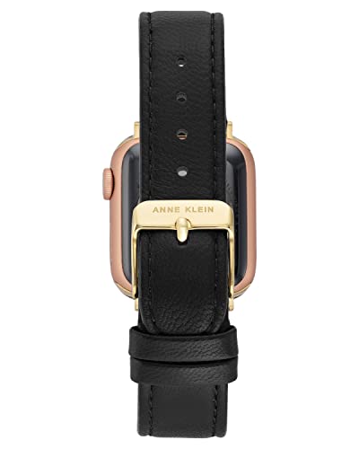 Anne Klein Leather Fashion Band for Apple Watch Secure, Adjustable, Apple Watch Band Replacement, Fits Most Wrists - Image 2