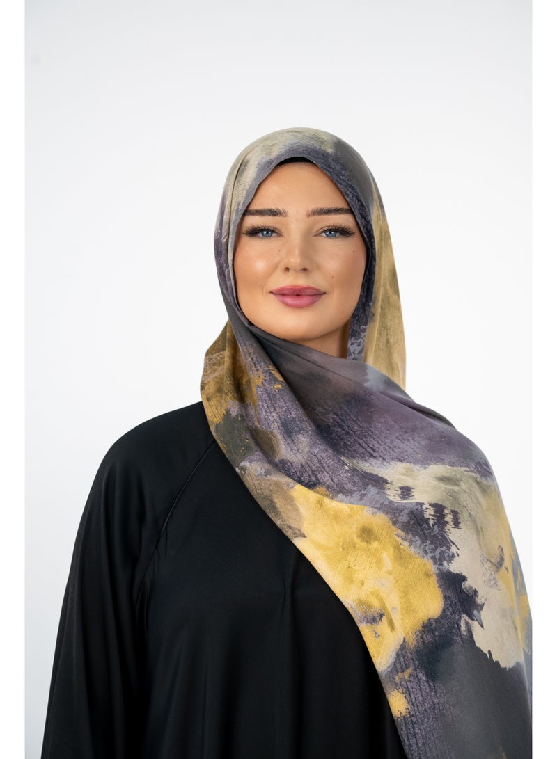 اوفيليا شال مطبوع من قماش المودال – حجاب ناعم وأنيق للنساء - Image 2
