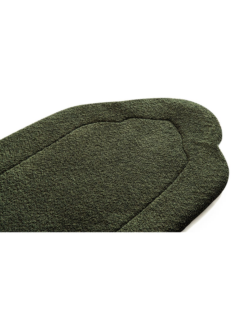 Urban rugs Deep Olive Arched Plain Prayer Mat - Image 2