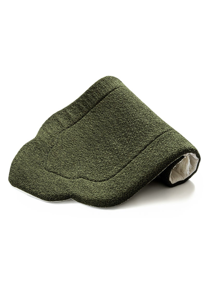 Urban rugs Deep Olive Arched Plain Prayer Mat - Image 3