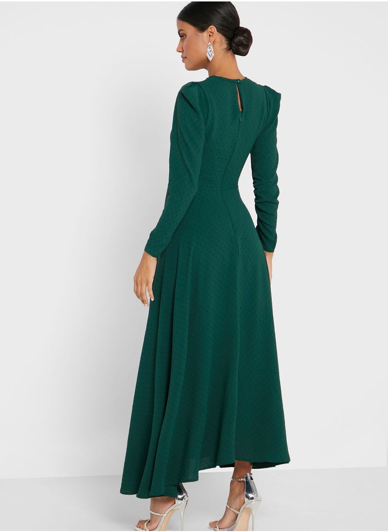 Khizana - Puff Sleeve Dress - Image 1