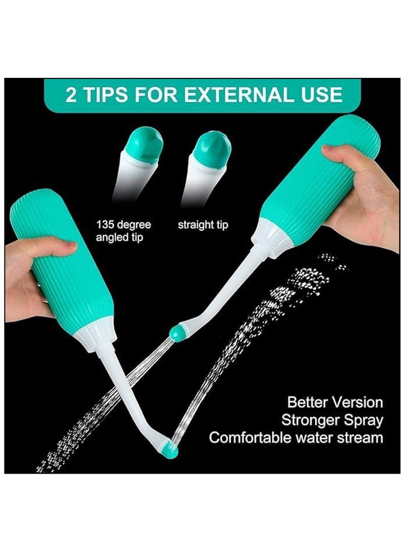 Duravel Multi Purpose ,500ml Portable Shattaf Bidet with Handheld Sprayer and Retractable Nozzle, Outdoor, Camping (GREEN, - Image 3