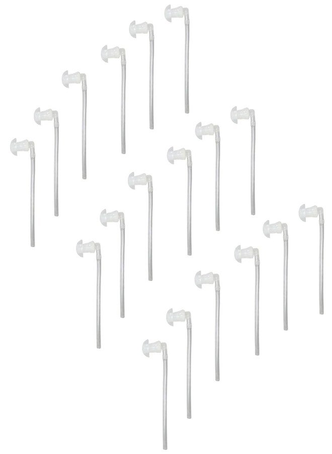 أف سي أس أغطية أذن سيليكونية لأجهزة السمع من FCS، أغطية أذن بديلة لأجهزة السمع خلف الأذن وأجهزة السمع الجيبية مع وصلات أنبوبية ومرفقية (صنع في الهند، 18 قطعة، متوسطة - 10 مم) - Image 1