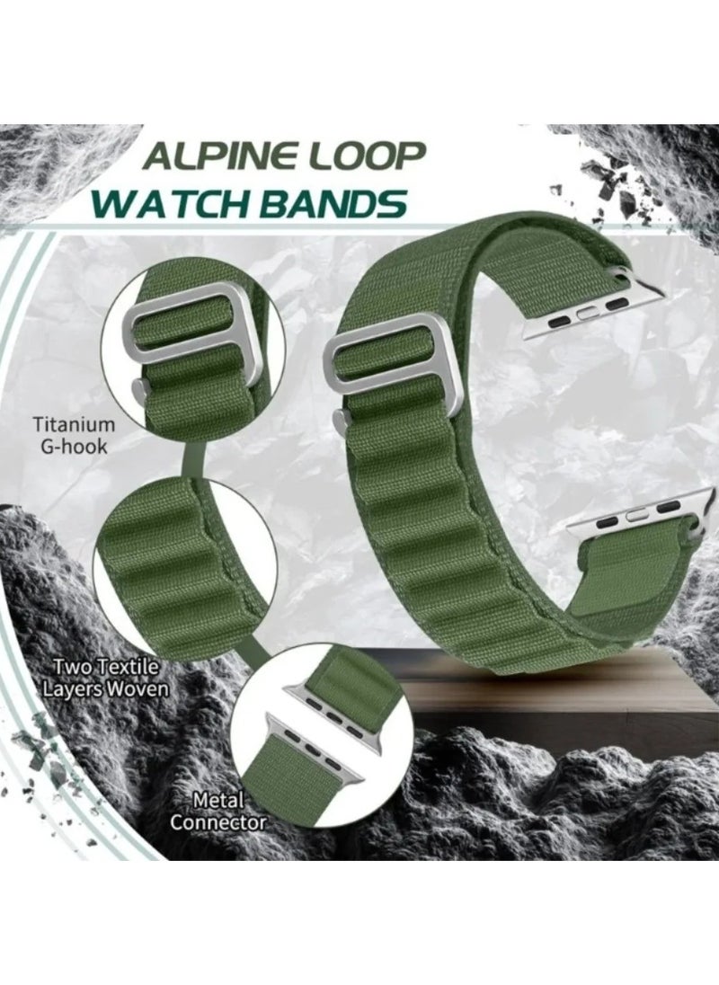 TWEGGON 4pc Pack Alpine Loop Band/Strap for Apple Watch All Series Compatible with 42mm(Series 10 42)/41mm/40mm/38mm  - Image 5