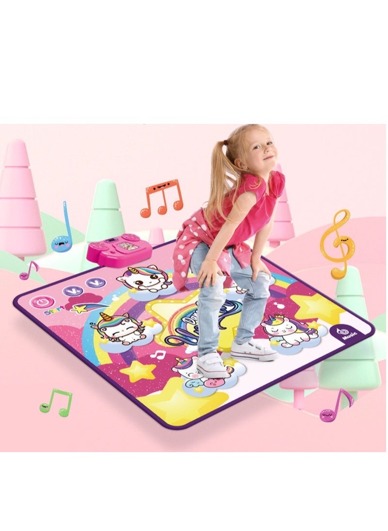 Generic Children's Music Dance Mat, Music Mat Trainer, Jumping Height Growth Fitness Mat, Game Mat Toy, Electronic Music Mat, Children's Fitness, Children's Gift  - Image 2