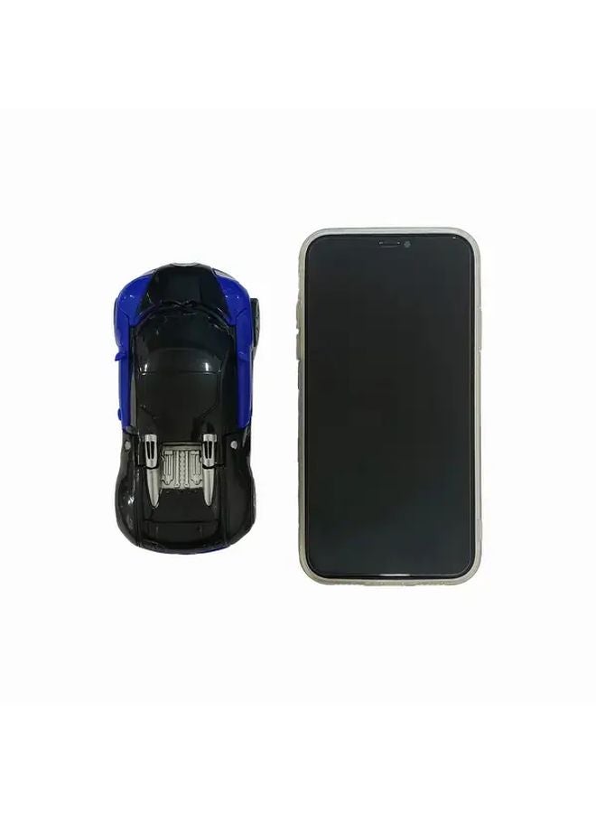 Orange Transforming Robot Car Toy Single Button Automatic Diecast Model Gift - Image 3