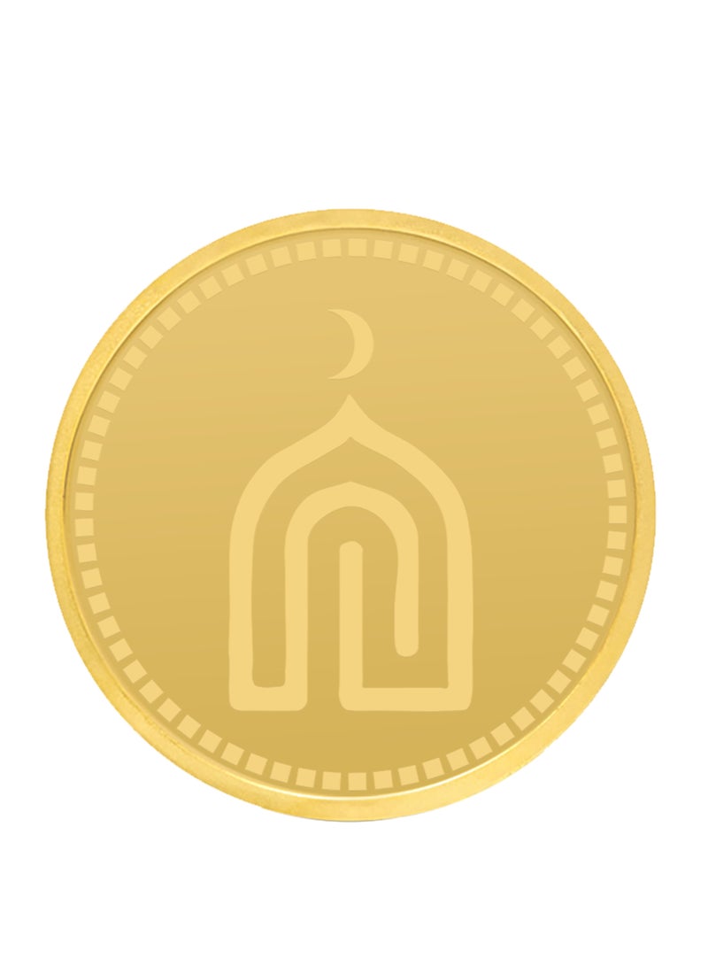 RG REFINERY Rafmoh Bullion 2 Gram 24k Gold Coin with Minaret Design - 2 Grams Gold Coin 24KT 999.9 Purity - Image 2