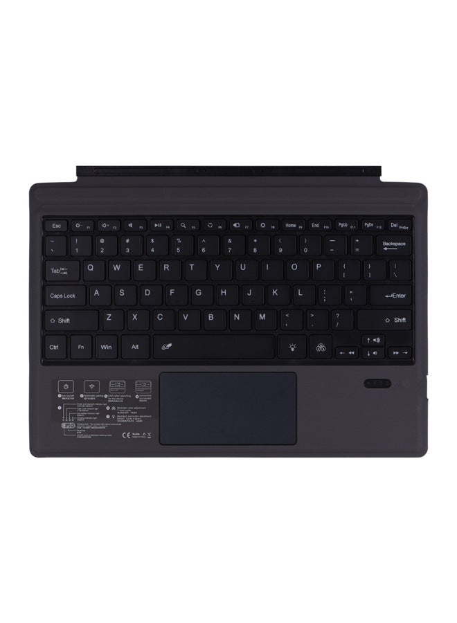 For Microsoft Surface Pro Bluetooth Keyboard Pro34567 Zhuyin Cangjie Multi Language Luminous Keyboard-Colour: Gray And Black-Product Type: For Pro3/pro4/pro2017/pro6/pro7 - Image 1