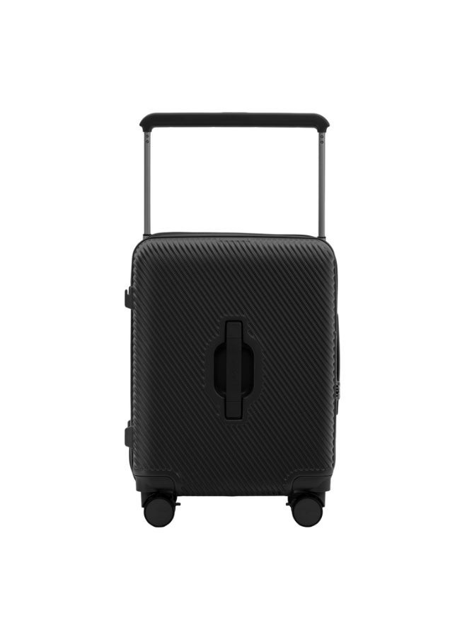 LIGHTGO 7655 ABS mix PC Suitcase check in luggage 20 inch with TSA travel case Black color - Image 1