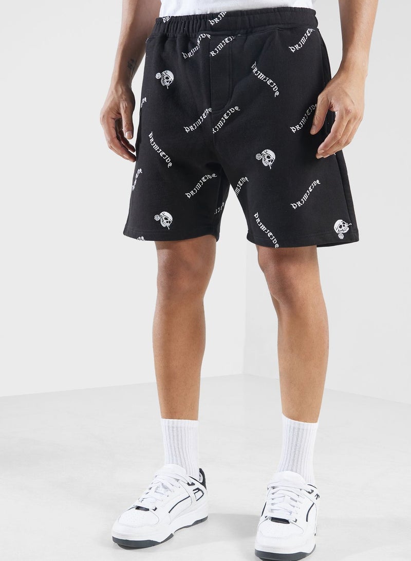 Primitive Rogue Fleece Shorts - Image 1
