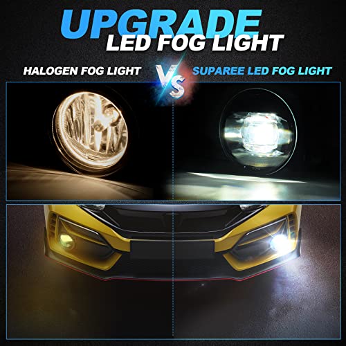 SUPAREE LED Fog Lights Compatible with Ni-ssan Frontier 2005-2020 Xterra 2006-2015, Su-baru Forester 2014-2021 Cross-trek 2016-2021 Brighter Fog Lights for Foggy Day, 2 Pack - Image 2