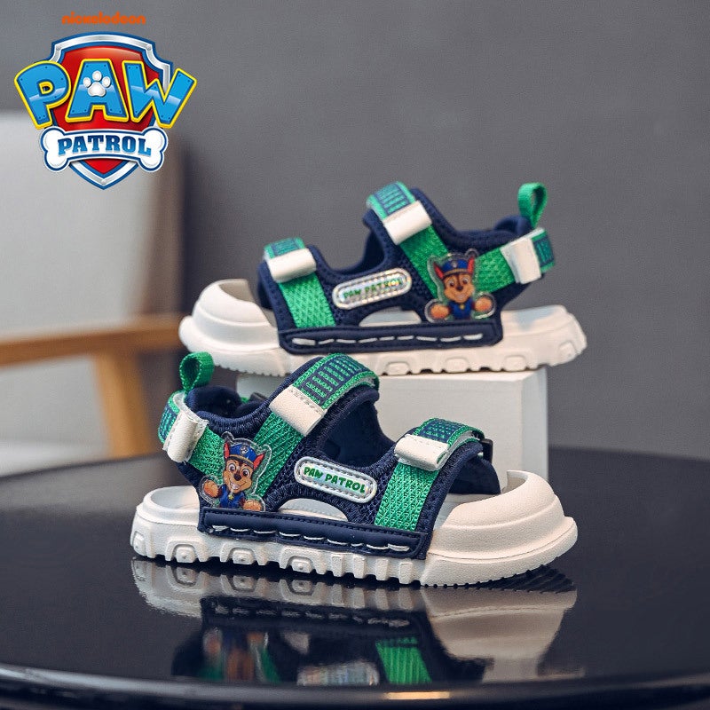 Wang Wang Team Sandals Boys Children'S Closed Toe Sandals Breathable Hollow Shoes Children'S Sports Beach Shoes - Image 2