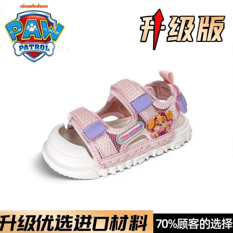 Wang Wang Team Sandals Boys Children'S Closed Toe Sandals Breathable Hollow Shoes Children'S Sports Beach Shoes - Image 1