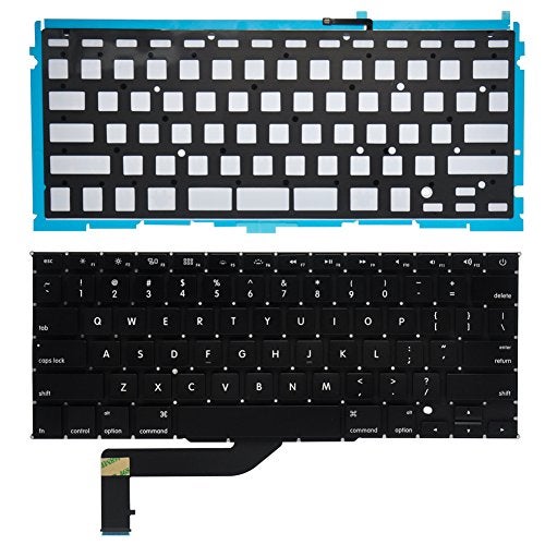 Padarsey New Replacement US Layout Backlit Keyboard Compatible for MacBook Pro 15" A1398 2013 2014 2015 Retina W/Screws(Please Confirm Your Your Keyboard Layout is US Layout!) - Image 3