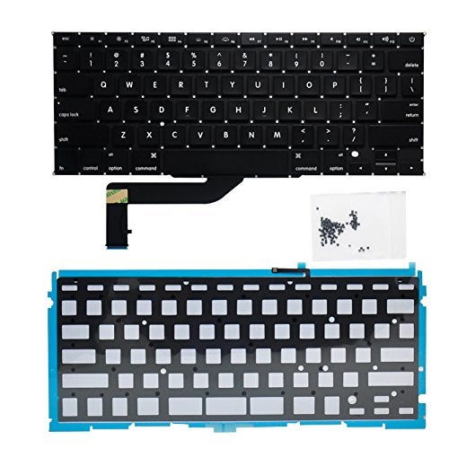 Padarsey New Replacement US Layout Backlit Keyboard Compatible for MacBook Pro 15" A1398 2013 2014 2015 Retina W/Screws(Please Confirm Your Your Keyboard Layout is US Layout!) - Image 2
