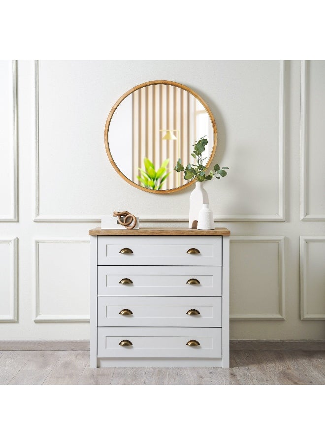 Pan Home Almada Chest Of 4 Drawer - White  - Image 3