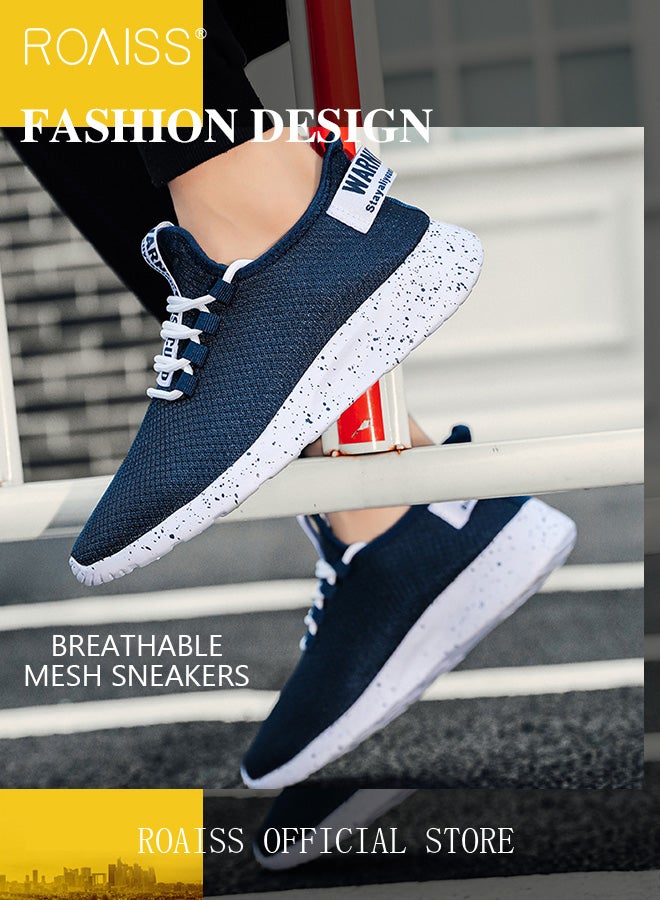 roaiss Men's Comfortable Running Walking Sport Shoes High Quality Jogging Sneakers Breathable Non-slip Fitness Training Footwear - Image 1
