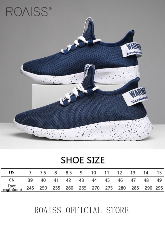 roaiss Men's Comfortable Running Walking Sport Shoes High Quality Jogging Sneakers Breathable Non-slip Fitness Training Footwear - Image 3