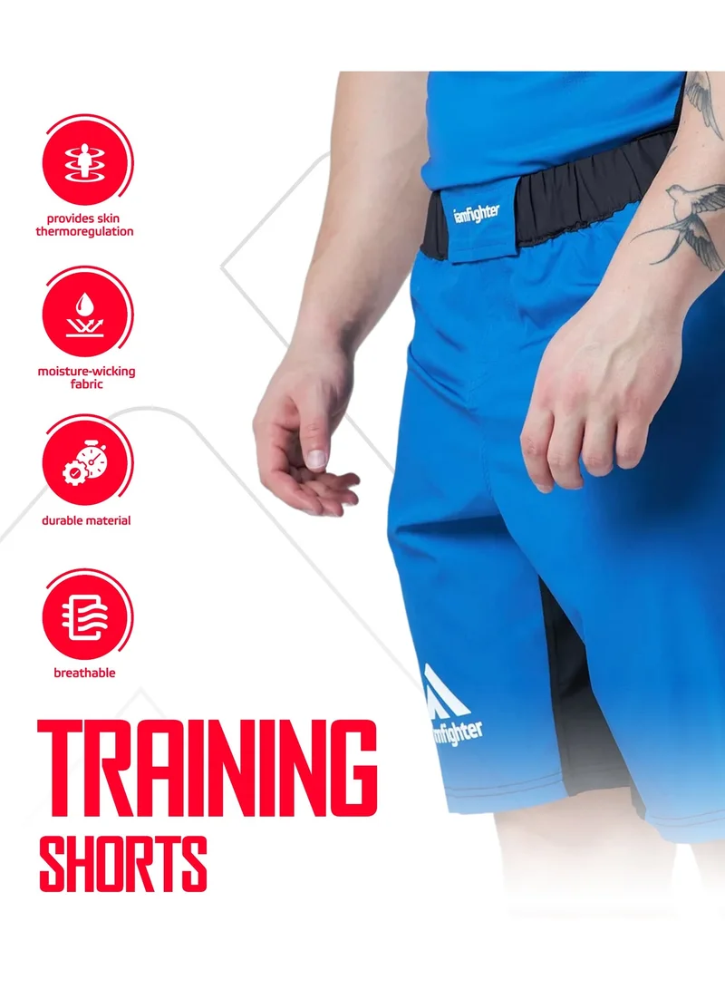 انا محارب شورت رياضي IAMFIGHTER SwiftFit خفيف ومرن يوفر راحة وأداء عالي أثناء التمرين