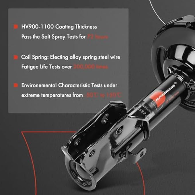 A-Premium Shock Absorber Replacement For Subaru Forester 20172018 Complete Strut Assembly 25L Front Left And Right Set Of 2 - Image 5