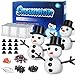BANBBUR 12 Pack Snowman Crafts for Kids Snowman DIY Kit Build a Snowman Kit Molding Clay Christmas CraftsXmas Gift Christmas Stocking Stuffers for Kids - Image 3