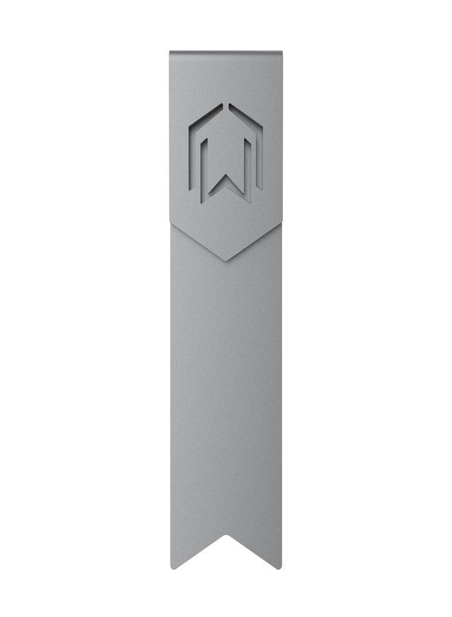CZUR Metal Bookmark, Stylish Bookmarks, Teacher Valentine Gift, Unique Gift for Women, Men, Readers, Light&Durable Reward Bookmark with ANODIZING Technology, SuperGrip U-Shape Design-Dark Gray - Image 1