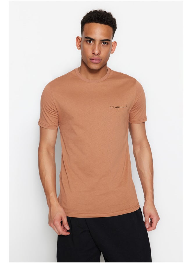 trendyol - Man T-Shirt Camel - Image 1