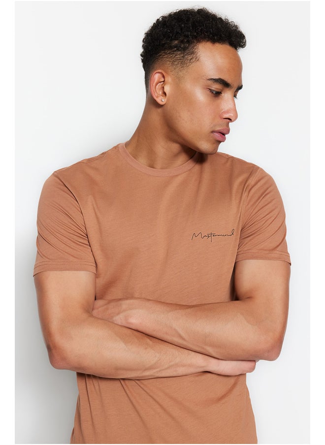 trendyol - Man T-Shirt Camel - Image 1