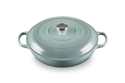 Le Creuset Le Creuset Enameled Cast Iron Signature Braiser 5 qt Sea Salt 