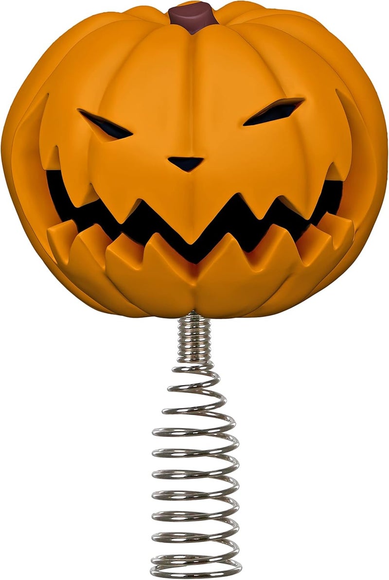 Hallmark Keepsake Mini 4.14" Christmas Tree Topper, Disney Tim Burton's The Nightmare Before Christmas Pumpkin King, Gifts for Disney Fans - Image 1