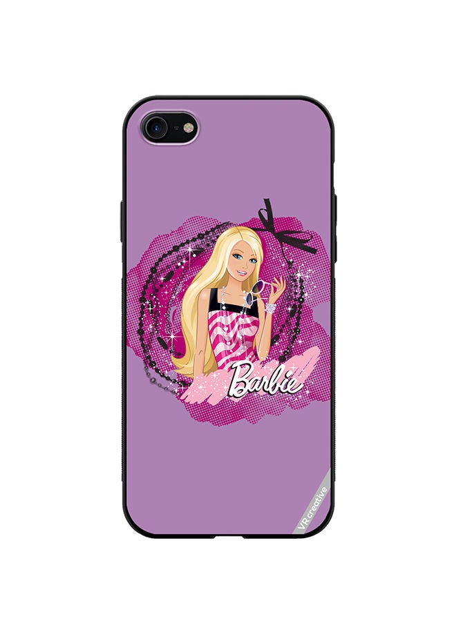 VR CREATIVE Protective Case Cover For Apple iPhone 7/8/SE 2020 Logo Barbie Design Multicolour - Image 1
