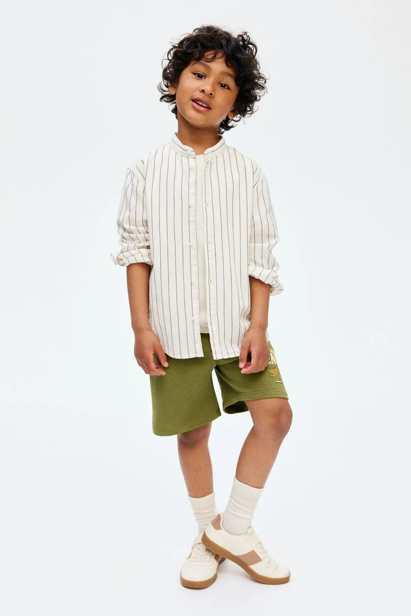 H&M Cotton grandad shirt